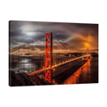 Bay Dusk canvas on white background