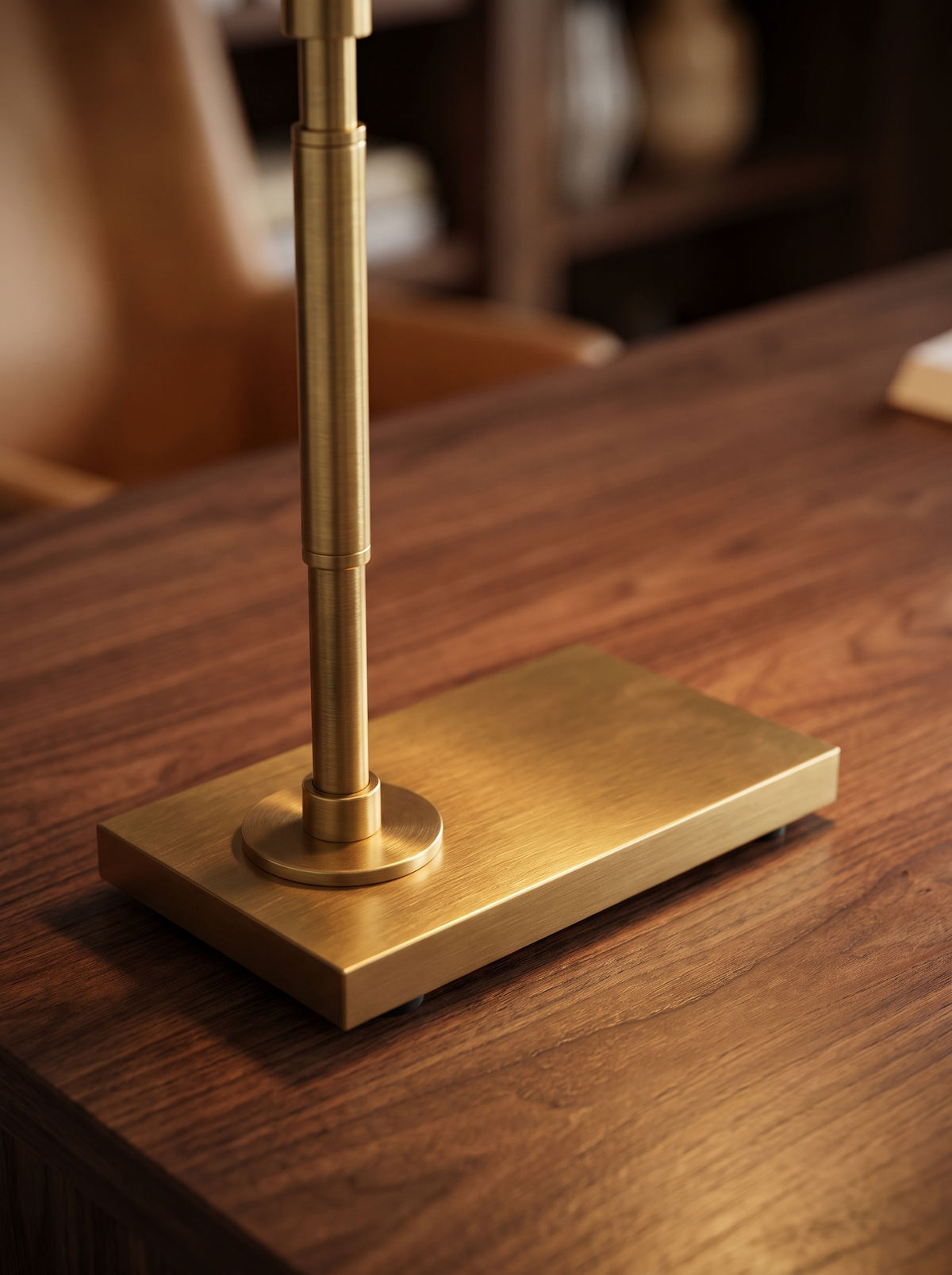 Kessler Burnished Brass Dimmable Pharmacy Style Table Lamp for Desks and Reading Nooks detail 3